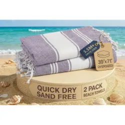 LANE LINEN Towels for Bath Large Size (Pack of 2, 99x180 cm)