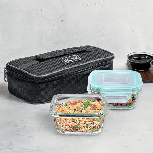 Image of La Opala Borosilicate Glass Lunch Box (SO2)