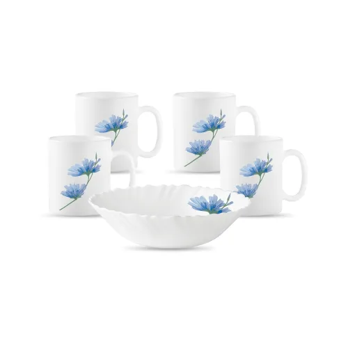 Image of La Opala Diva Classique Opal Glass Coffee Time Set * Set of 5