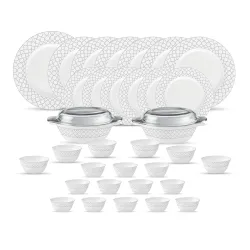 La Opala Diva Velvett 35-Piece Dinner Set