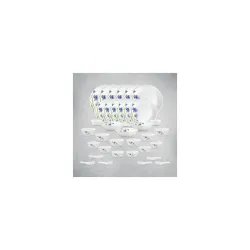 La Opala Floral Fountain 35 Piece Dinner Set