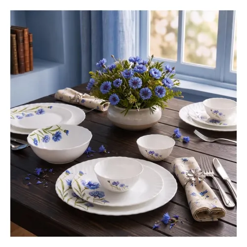Image of La Opala Novo Opalware Dinner Set 35 Pcs