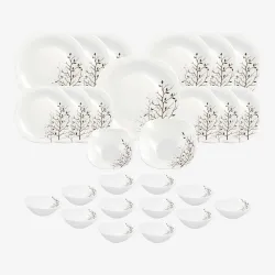 LAOPALA Pack of 27 Opalware Dinner Set