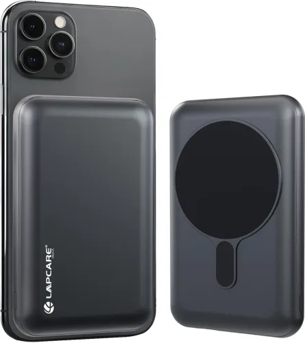 Image of LAPCARE 10000 mAh Wired & Wireless With MagSafe Ultra Compact Pocket Size Power Bank 