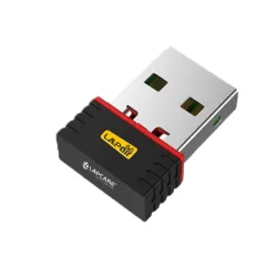 Lapcare 150Mbps Nano Laptop USB Wi-Fi Adapter | Frequency 2.4Ghz | Plug & Play with Free Driver | Supports Windows, Macos & Linux | IEEE 802.11B/G/N (LWD-150), Black