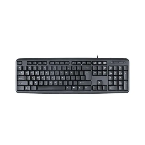 Image of Lapcare Alfa Keyboard 3 with Adjustable Kickstand, Capslock Indicator and 104 Keyboard Standard Key, USB 2.0 (Black)