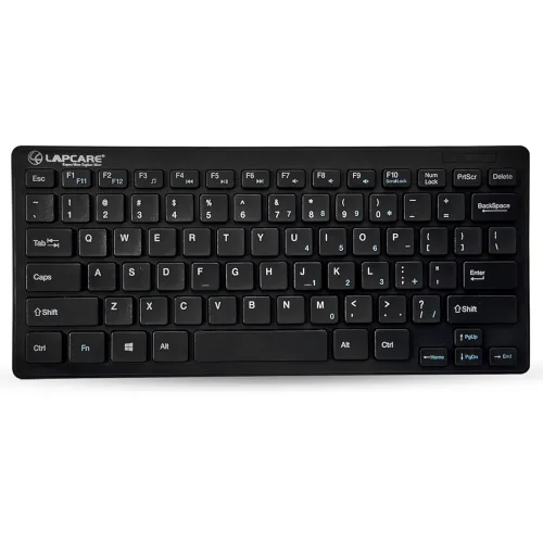 Image of LAPCARE D-Lite Plus Wireless Keyboard with 2.4 Ghz & 10 M Bt Range 