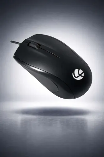 Image of LAPCARE L-50 Wired Right Handed Optical Mouse (USB 2.0, Black)