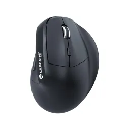 LAPCARE SunGrip Wireless Mouse 2.4GHz with Silent Clicks | 1600 DPI Adjustable | 6 Buttons | Ergonomic Design | USB Rece