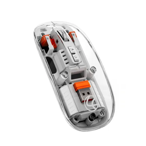 Image of LAPCARE Trendy Plus Transparent Wireless Rechargeable Mouse