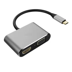 Laprite USB-C to HDMI VGA Adapter
