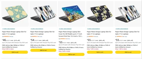 Image of Laptop Skin starting at ₹46