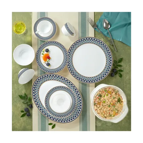Image of Larah Borosil 61-Piece Dinner Set