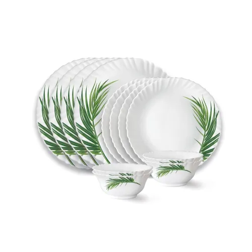 Image of Larah by Borosil 12-Piece Opalware Dinner Set