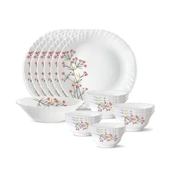 Larah by Borosil 19Pcs Dinner Set 