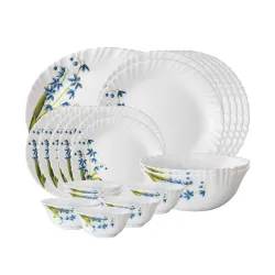 Larah by Borosil 21Pcs Dinner Set