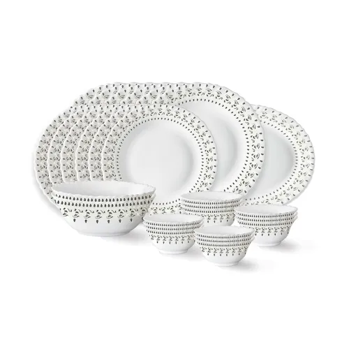 Image of Larah by Borosil 27Pcs Dinner Set