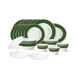 Larah by Borosil 31 Pc Dinner Set