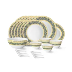 Larah by Borosil 33pcs Dinner Set 