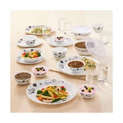 Larah By Borosil 35pc Dinner set
