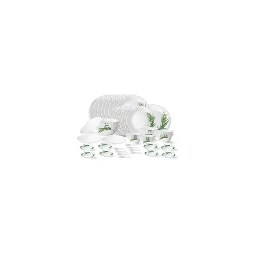 Image of Larah by Borosil 63-Piece Opalware Dinner Set 