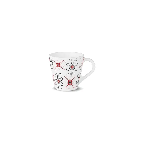Image of Larah by BOROSIL 6Pcs Opalware Mug 110ml Each