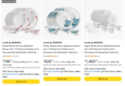 Larah by Borosil at minimum 60% Discount