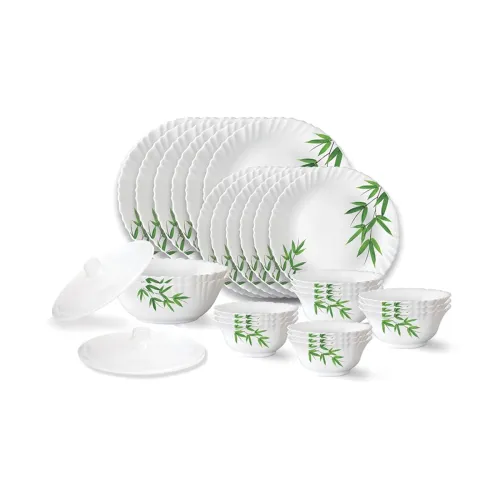 Image of Larah by Borosil Bamboo Dinner Set