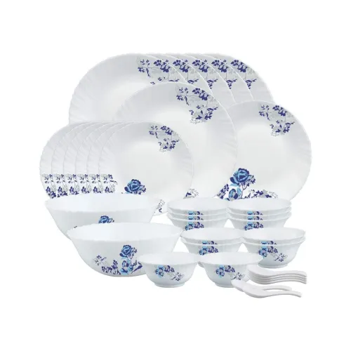 Image of Larah by Borosil Blue Dinner Set,