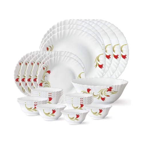 Image of Larah by Borosil Dinner Set 25pcs