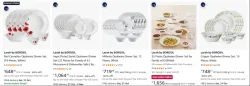 Larah by Borosil Dinner Set at minimum 65% Discount