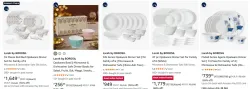 Larah by BOROSIL Dinner Set at minimum 65% Discount