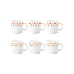 Larah by Borosil Gardenia Cup Set Po6