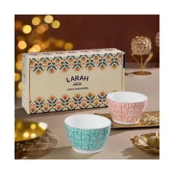 Larah by BOROSIL Opalware Bowl | Microwave & Dishwasher Safe Dinner Bowls