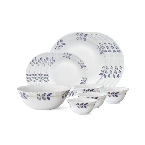 Image of Larah by Borosil Opalware Dinner Set 13-Pieces