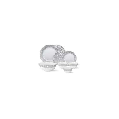 Image of Larah by BOROSIL Printed Dinner Set 19 Pieces 