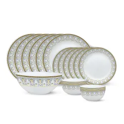 Larah by Borosil Vatika Kohinoor Series Opalware Dinner Set