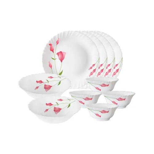 Image of Larah by Borosil Diana Opalware Dinner Set (10 Pieces)