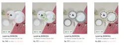 Larah By Borosil Dinner Set starting at ₹749