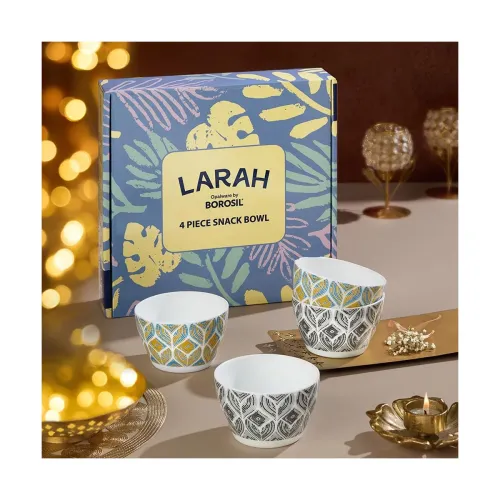 Image of Larah by BOROSIL Opalware Bowl 4pc Set
