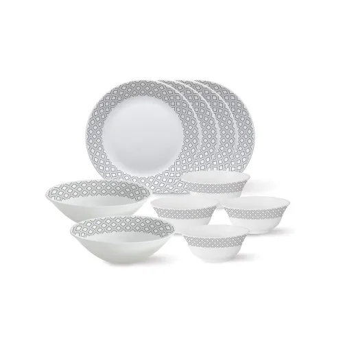 Image of Larah by Borosil 10-Piece Opalware Dinner Set