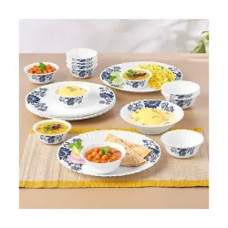 Larah by Borosil Leona Opalware Dinner Set