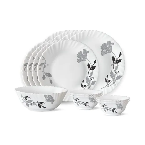 Image of Larah by Borosil Millenia Opalware Dinner Set 13 pcs