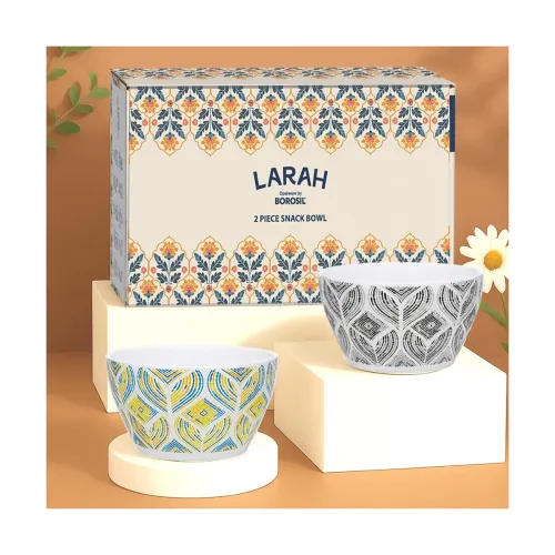 Image of Larah by Borosil Opalware Bowls 515ml, Set of 2