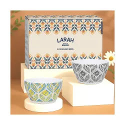 Larah by Borosil Opalware Bowls 515ml, Set of 2
