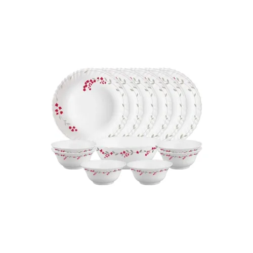 Image of Larah by Borosil Verona Opalware Dinner Set 13pcs