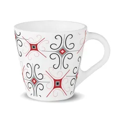 Larah by Borosil Zoya Opalware Coffee Mugs Set
