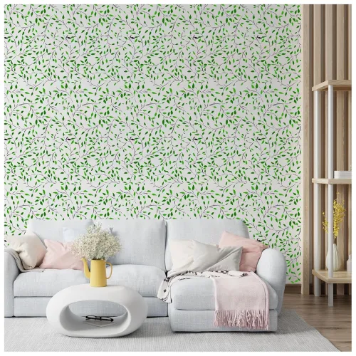 Image of Large Foliage Wall Stencil, Kayra Decor