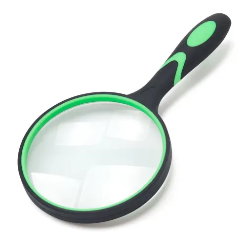 Image of Large Magnifying Glass 5X Handheld Reading Magnifier 