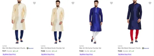 Image of Larwa Men's Ethnic Sets upto 88% Discount